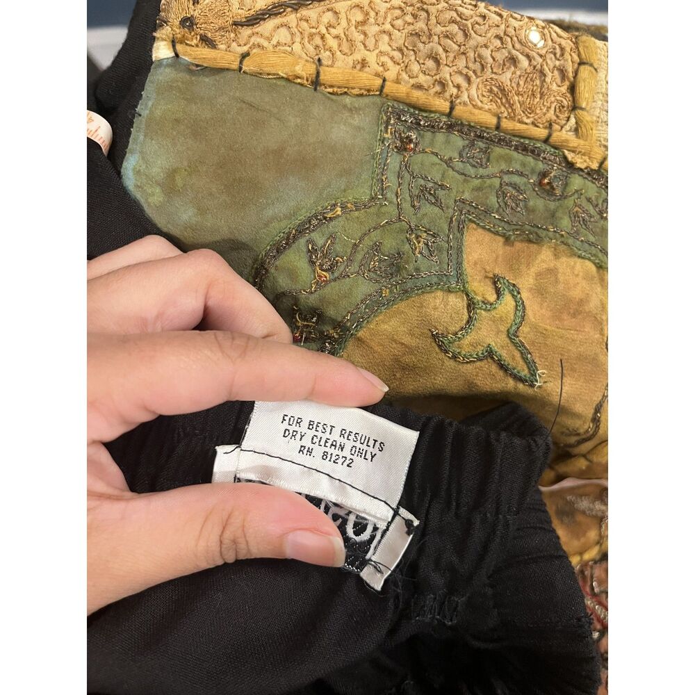 Vintage Marisol Beaded Patchwork Embroidered Tape… - image 6